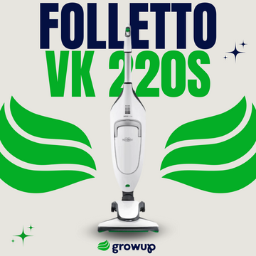 Folletto VK 220S Aspirapolvere Verticale Scopa Elettrica Vorwerk (ricondizionato)