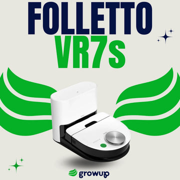 Robot Aspirapolvere Folletto VR7s con Base di svuotamento Rigenerato