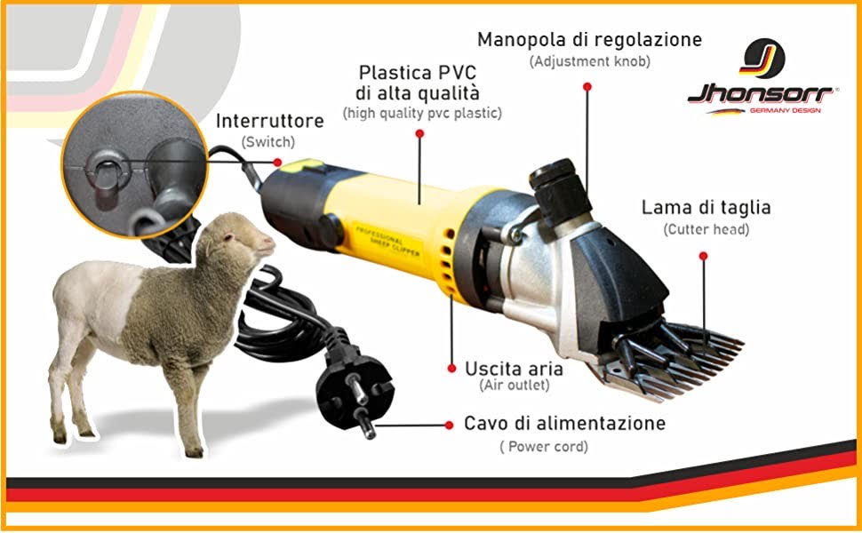 Tondeuse à moutons électrique JHONSORR