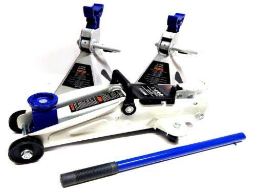 Kit crick 2.5Ton Sollevatore coppia cavalletto solleva auto 2,5Ton
