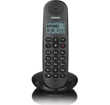Cordless Telephone Brondi Lotus Black
