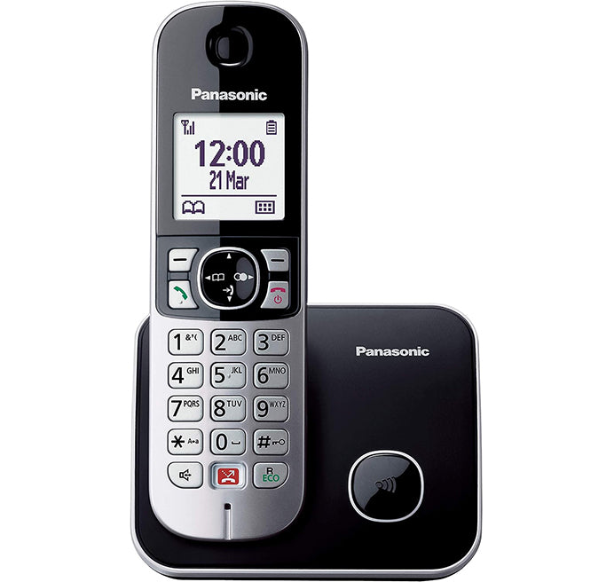 Téléphone fixe Panasonic Corp. KX-TG6851S 1,8' LCD Noir