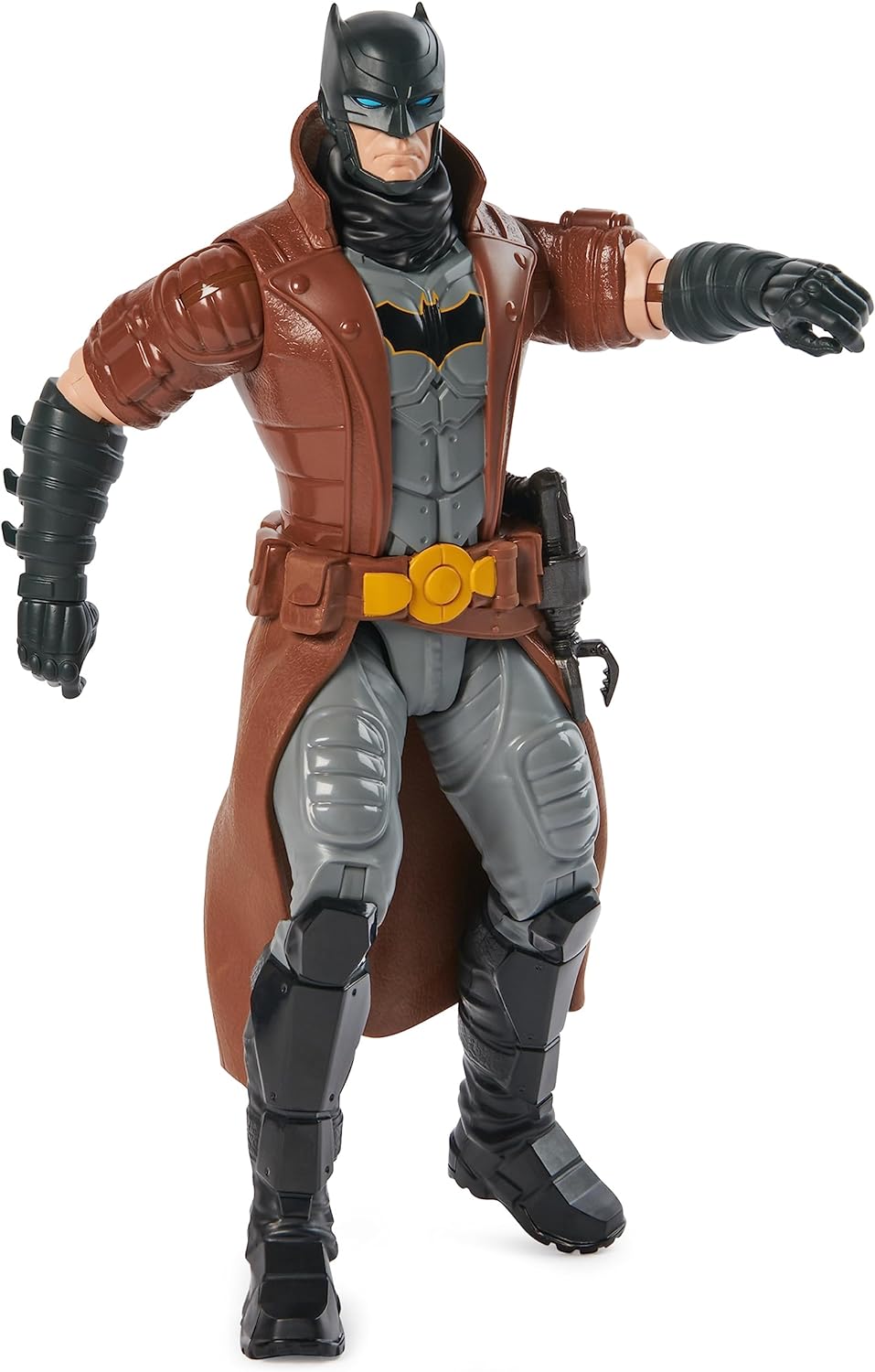 DC Comics, Action Figure Batman Armatura Marrone, Supereroe Giocattolo in Scala, Personaggio Mondo Batman Alto 30 cm, Supereroe con 11 Punti di Articolazione, Giochi per Bambini e Bambine, 3+ a