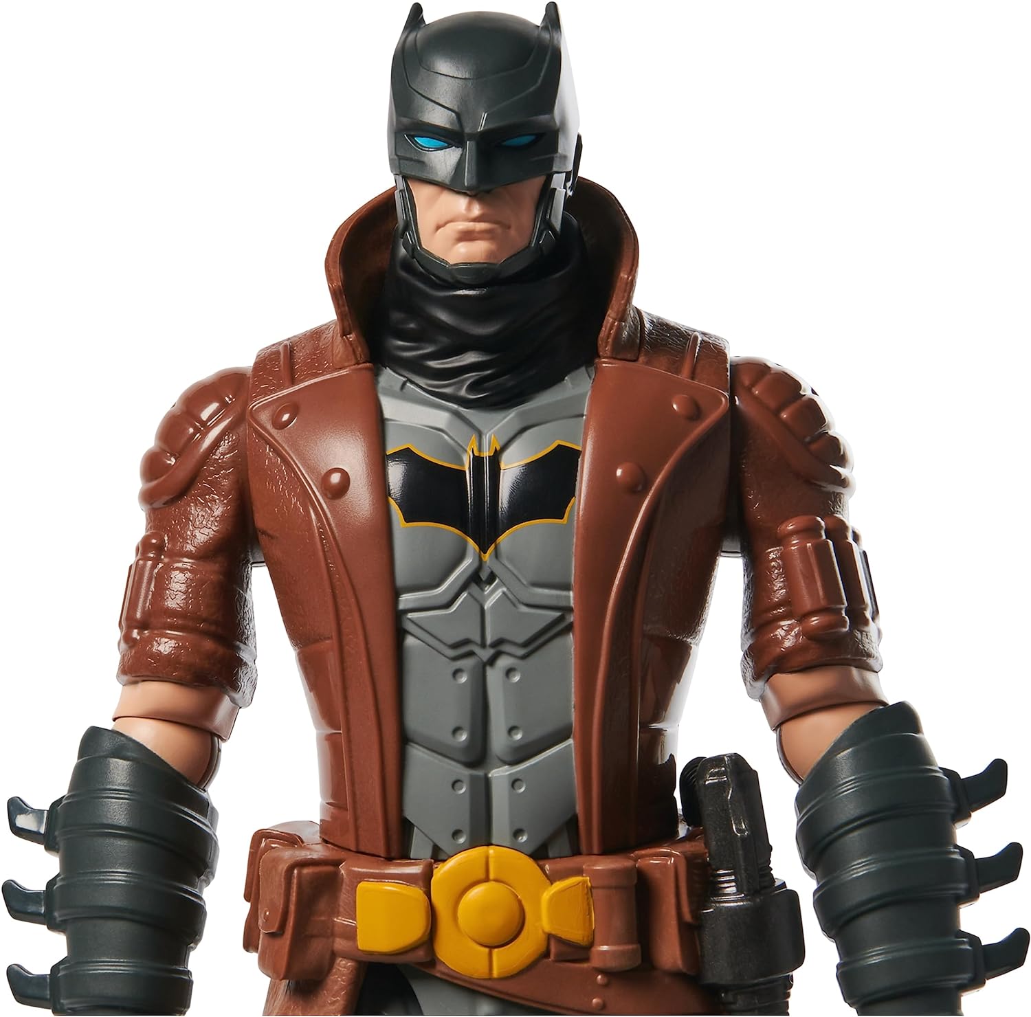 DC Comics, Action Figure Batman Armatura Marrone, Supereroe Giocattolo in Scala, Personaggio Mondo Batman Alto 30 cm, Supereroe con 11 Punti di Articolazione, Giochi per Bambini e Bambine, 3+ a