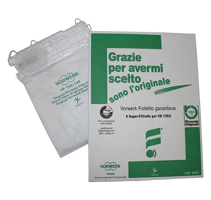 Sacchetti Folletto VK 135 / 136 (originali)
