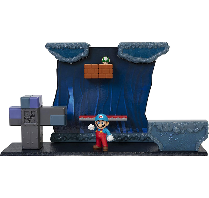 Nintendo - Playset Super Mario Underground, include Mario e i personaggi del videogioco, idea regalo per bambini e collezionisti, consigliato dai 3 anni in su