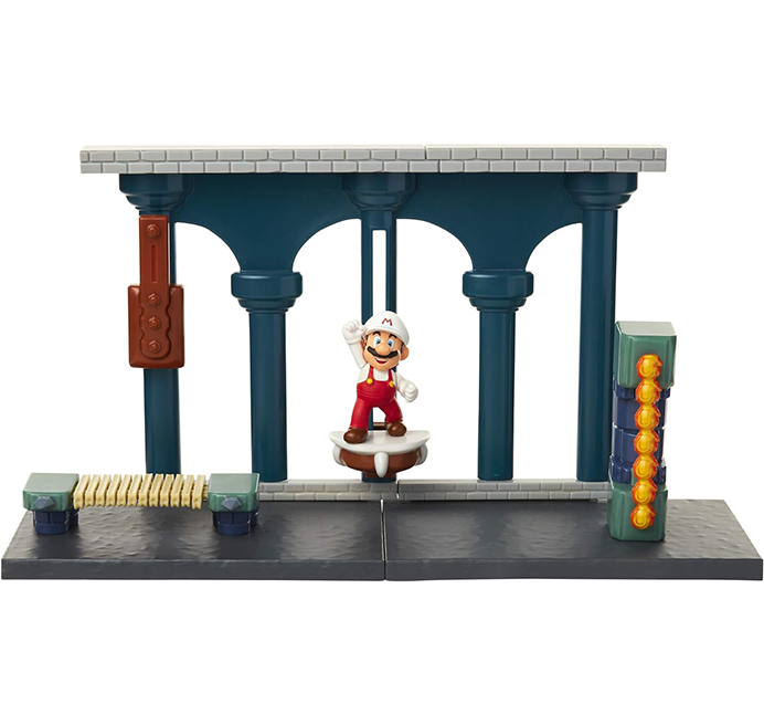 Nintendo Super Mario Playset Castello di Lava, con una figures da 6 cm e perfetto come regalo adatto a tutti i bambini e collezionisti dai 3 anni in su