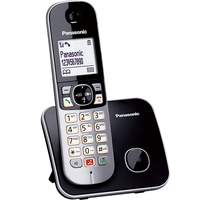 Landline Telephone Panasonic Corp. KX-TG6851S 1.8' LCD Black