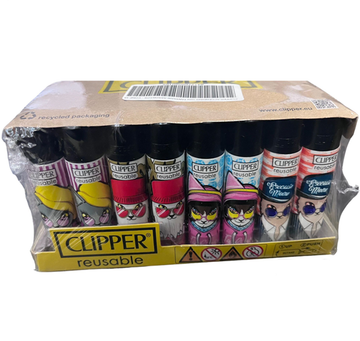 Clipper Box 48 Accendini Pack Maxi Large Grandi