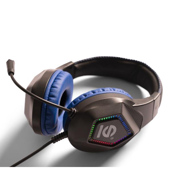 Casque de jeu Sparco avec fil de 2 m et microphone réglable et lumières LED
