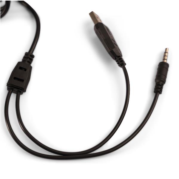 Casque de jeu Sparco avec fil de 2 m et microphone réglable et lumières LED