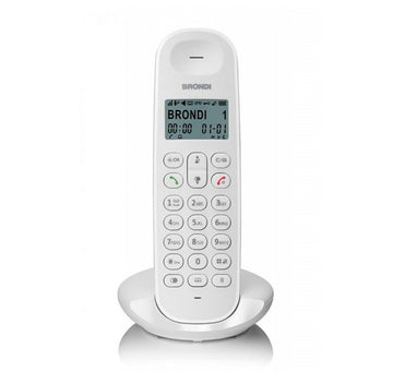 Cordless Telephone Brondi Lotus White