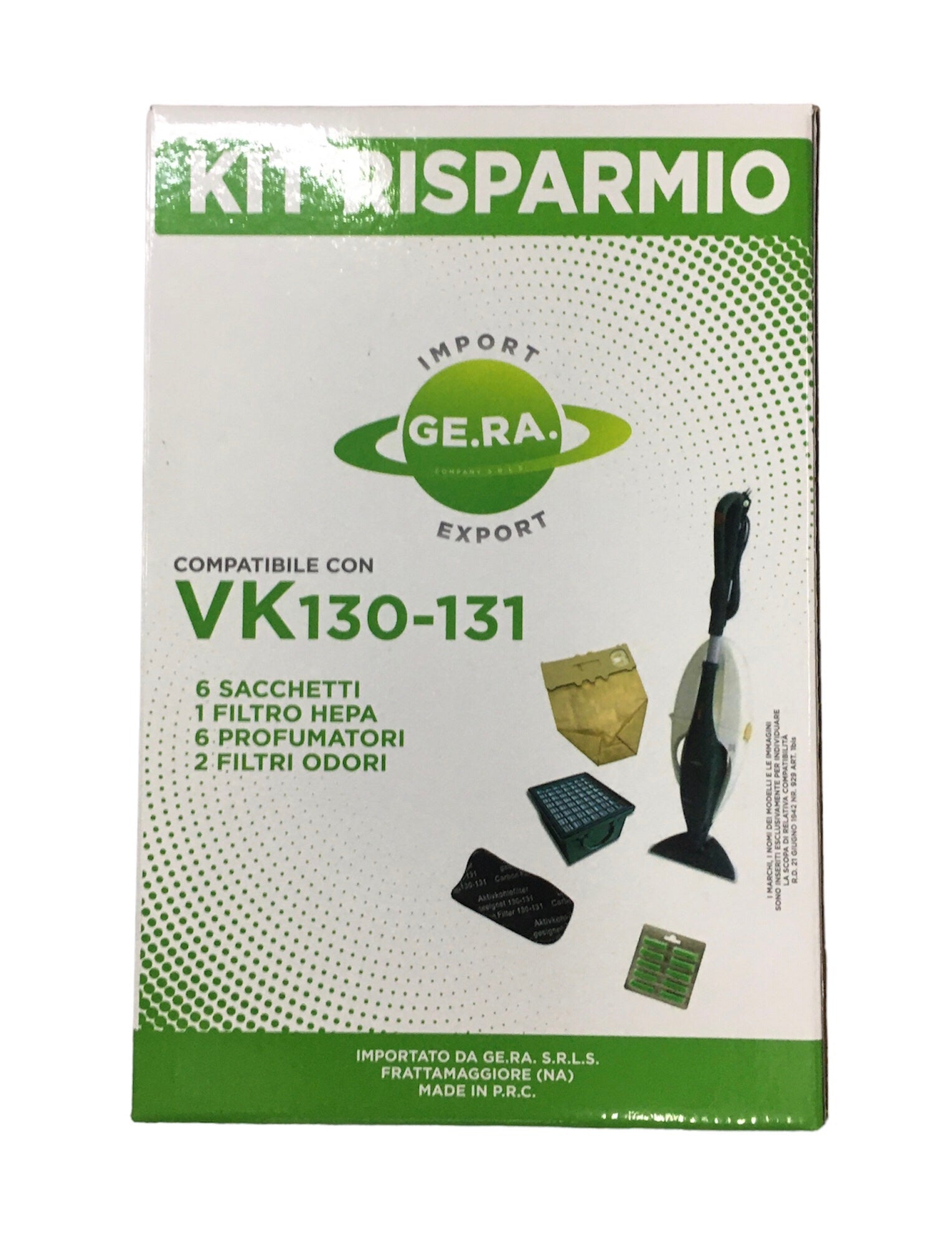 Combo Folletto VK 131 + HD articulated brush + EB350 carpet cleaner (refurbished) 