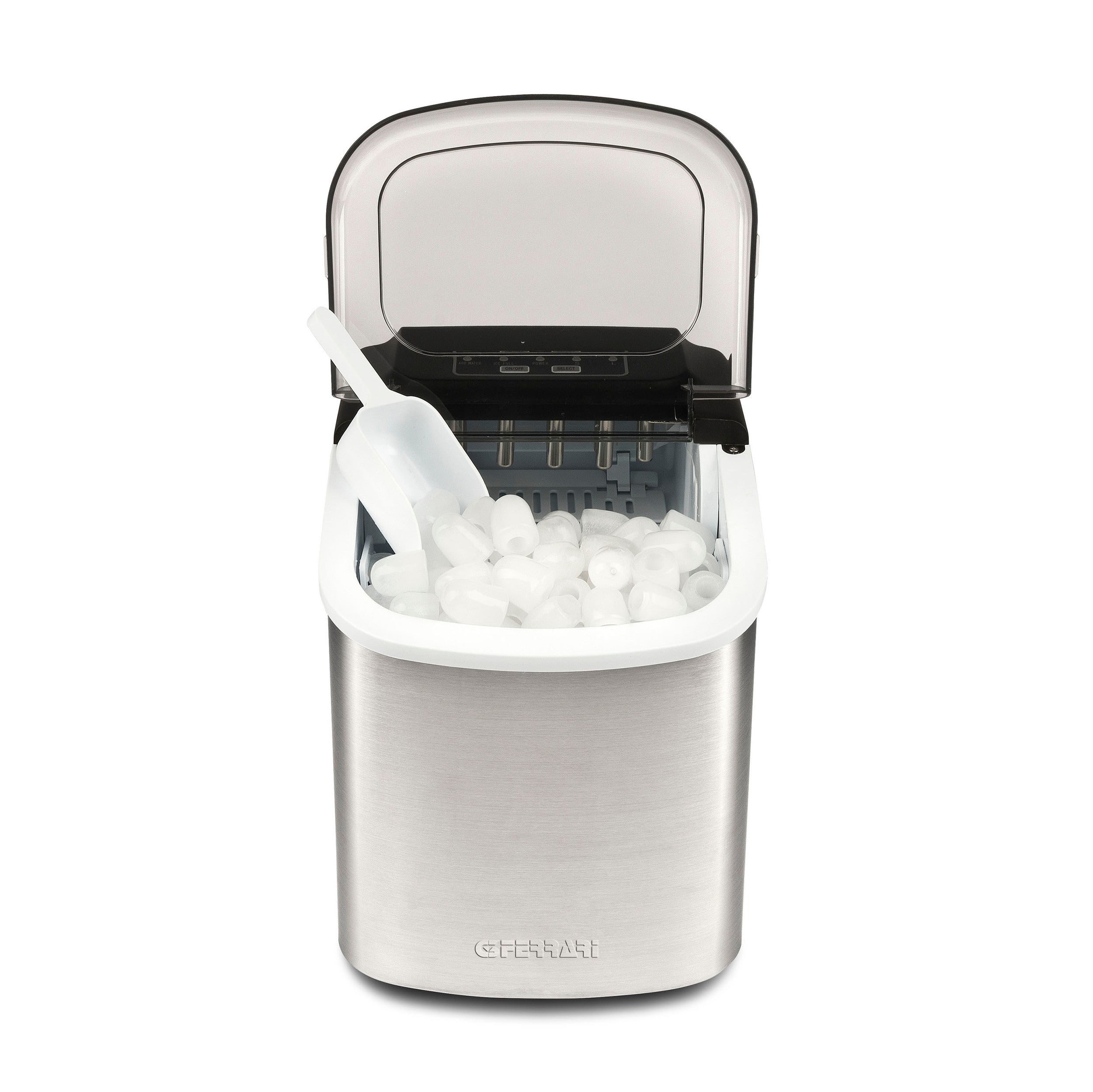 Fabbricatore di Ghiaccio 2 Misure cubetti 12kg 24h Casa Cucina 1400 cubetti