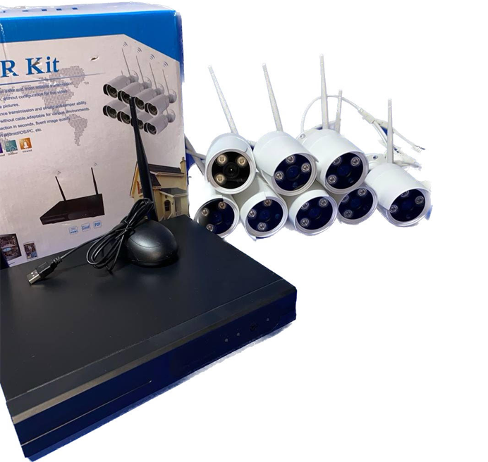 Kit videosorveglianza 8 Canali Wireless