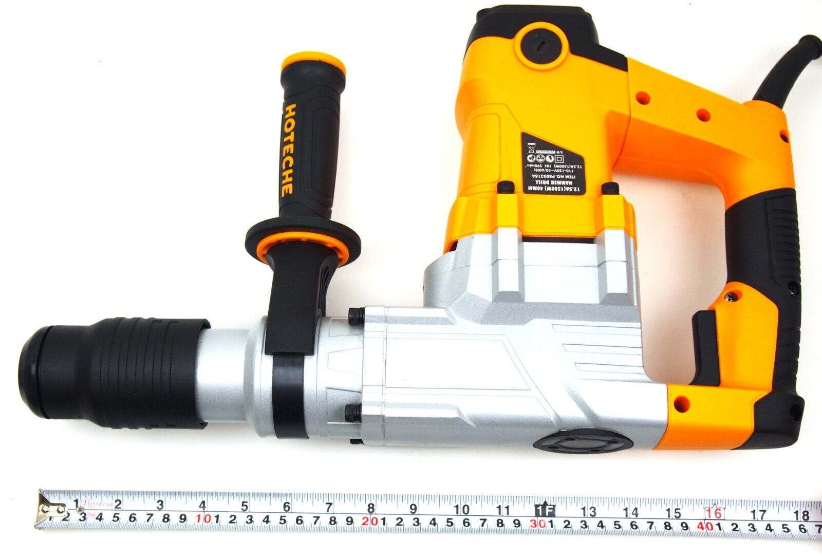 Trapano a martello rotante 1500W 3 funzioni Rotary Hammer