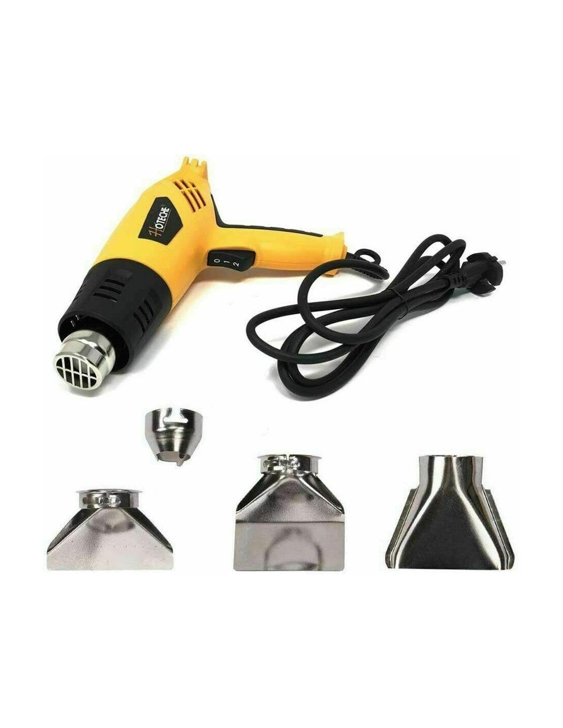 SVERNICIATORE PISTOLA TERMICA 1600W ARIA CALDA 300-550 GRADI 4 ACCESSORI