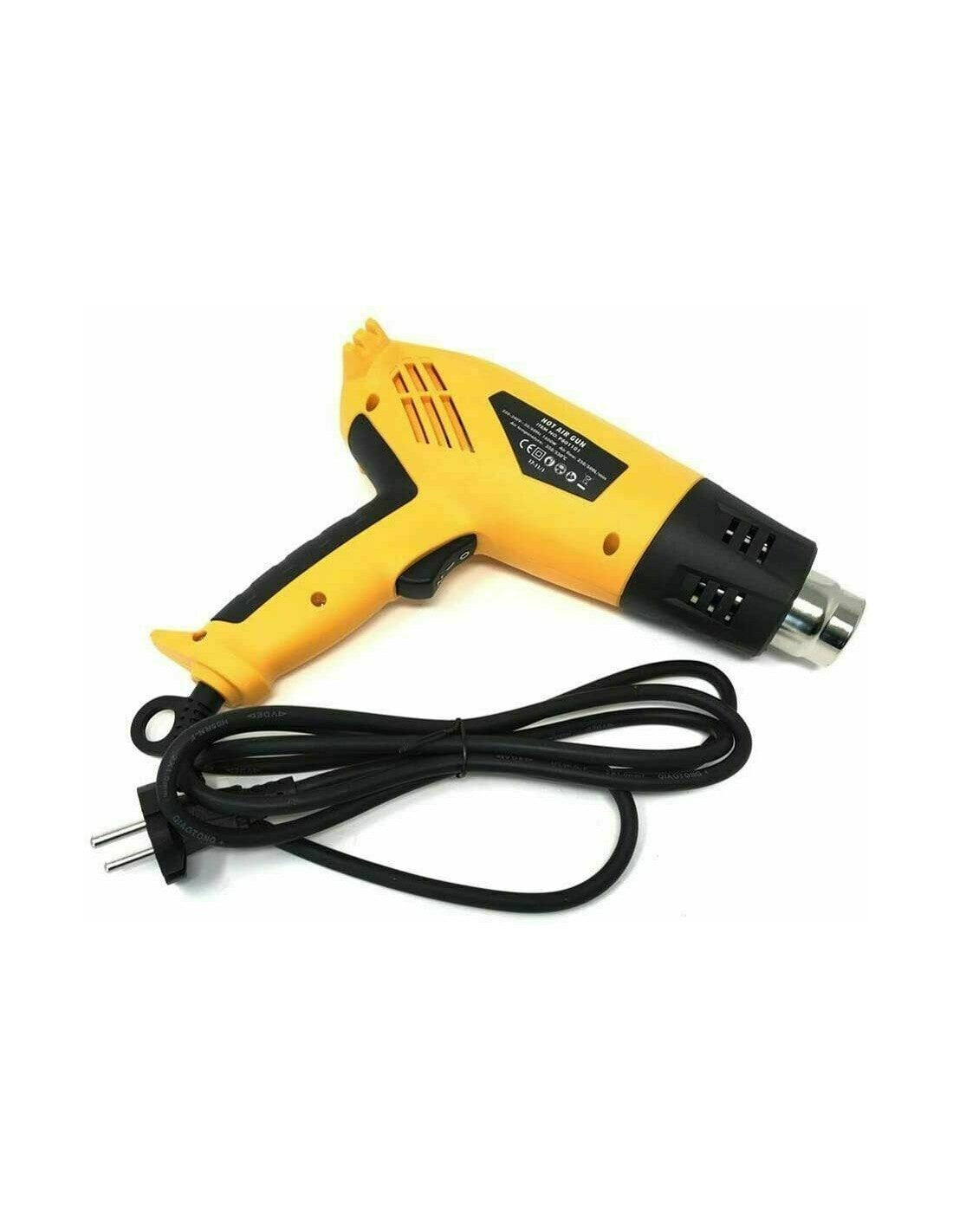 SVERNICIATORE PISTOLA TERMICA 1600W ARIA CALDA 300-550 GRADI 4 ACCESSORI