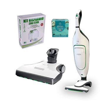 Combo Folletto VK 200 + Battitappeto EB400 (ricondizionato)