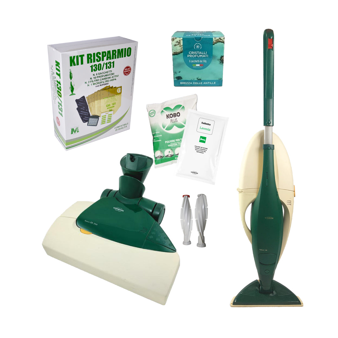 Combo Folletto VK 131 + Battitappeto EB350 (ricondizionato)