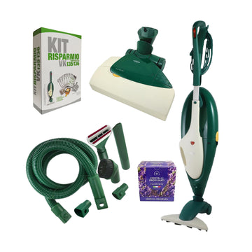 Combo Folletto VK 135 + Kit tubo + Battitappeto EB350 (ricondizionato)