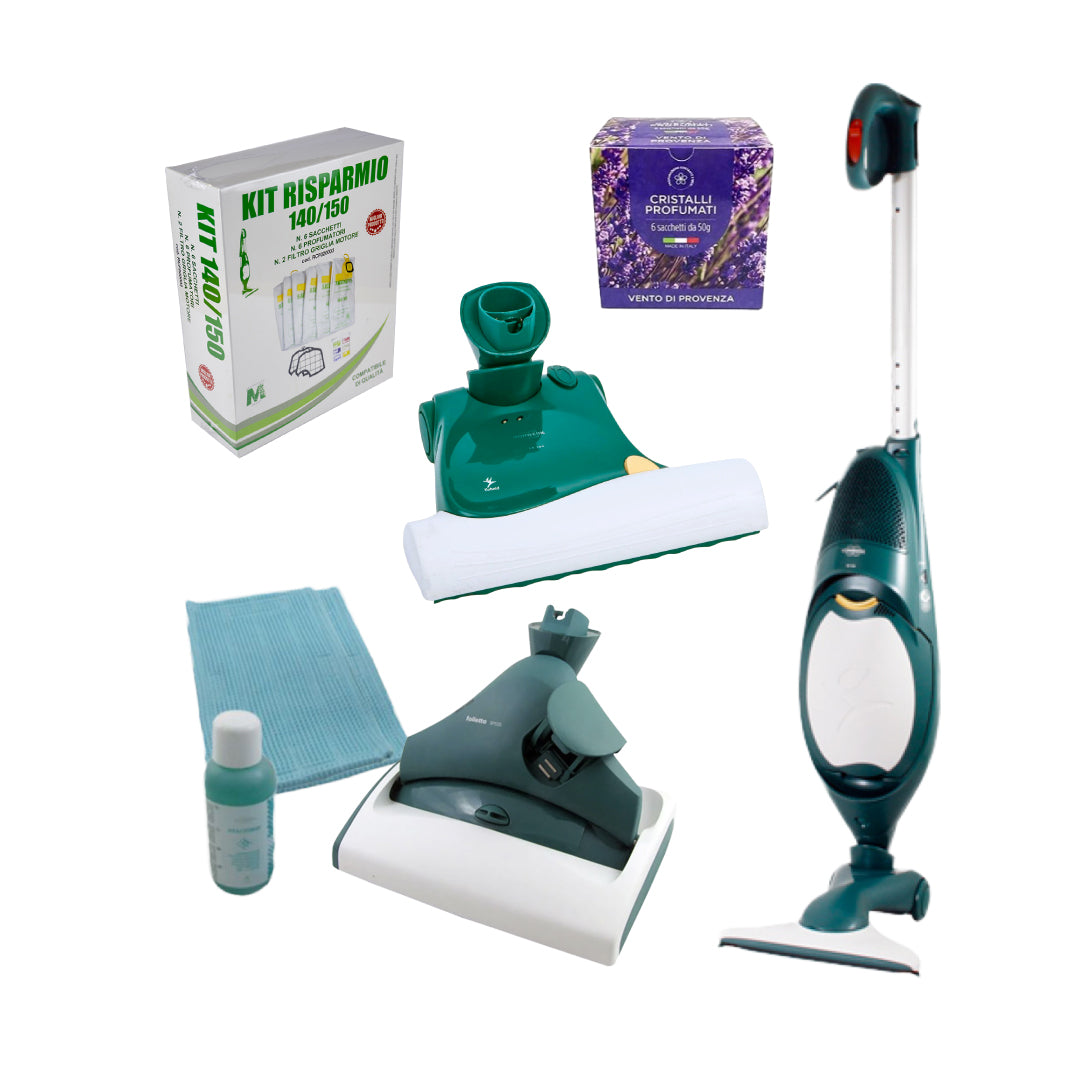 Combo Folletto VK 140 + Nettoyant SP520 + Nettoyant pour tapis EB350 